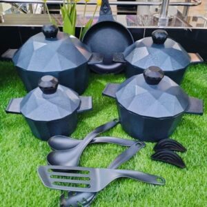 Signature 15 pcs Diamond Die Cast Cookware Sets