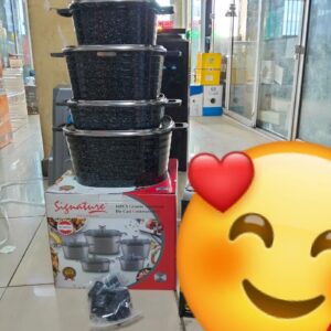 Signature 10 pcs Square Granite Die Cast Cookware Sets
