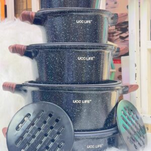 UCC Black 12pcs cookware set.