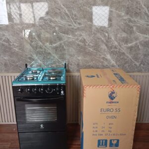 50×55 Euroken 3+1 standing cooker with electric oven cooker