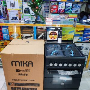 Mika Standing Cooker 3 Gas + 1 Electric, 58X58cm