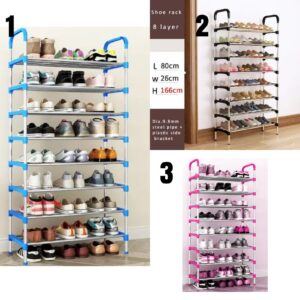8-tier adjustable shoerack
