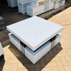 Square table with marble sheet